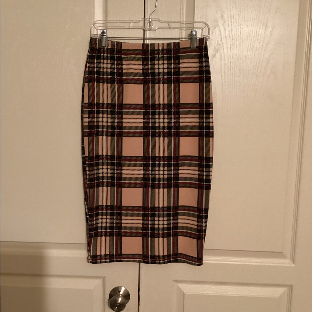 Plaid skirt